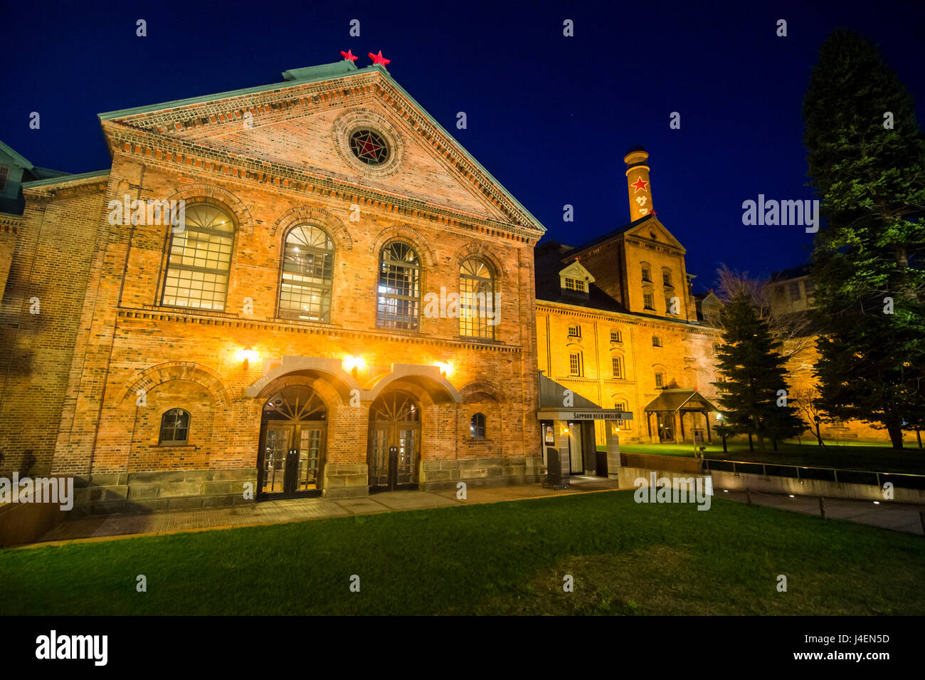 Sapporo Bier Museum, Sapporo, Hokkaido, Japan, Asien Stockfoto