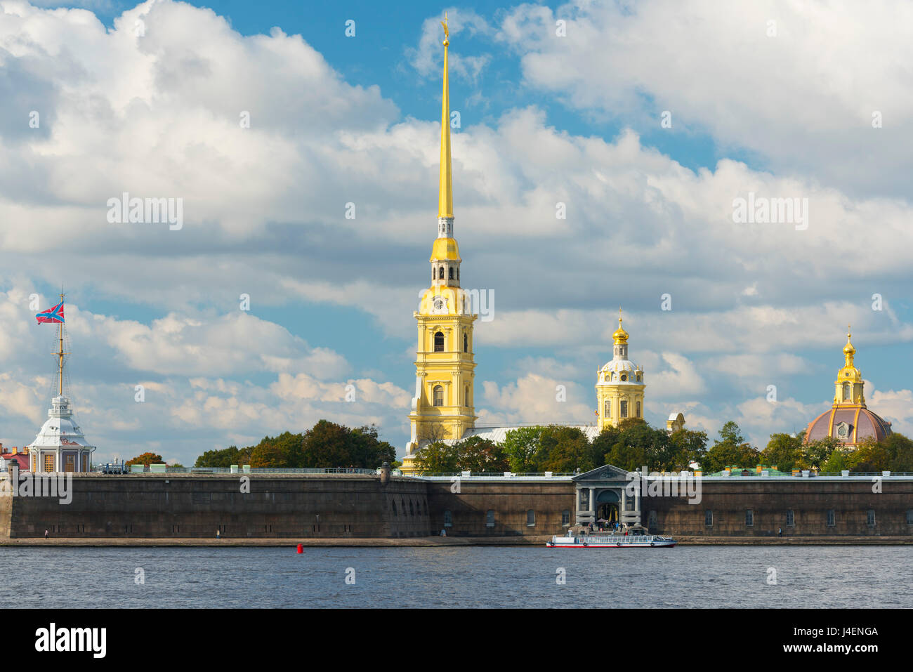 Die Peter und Paul Festung, UNESCO-Weltkulturerbe, St. Petersburg, Russland, Europa Stockfoto