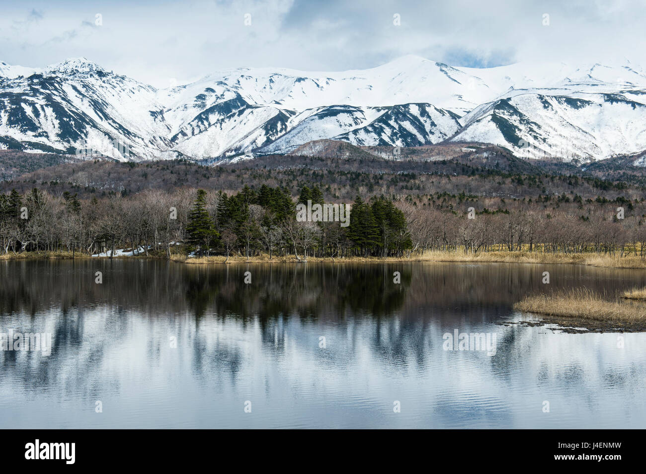 Shiretoko Goko Seen, UNESCO-Weltkulturerbe, Shiretoko Nationalpark, Hokkaido, Japan, Asien Stockfoto