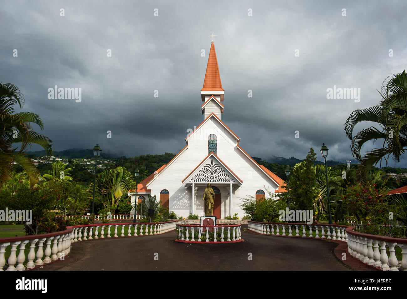 Tahiti, Gesellschaftsinseln, Französisch-Polynesien, Pazifik Stockfoto