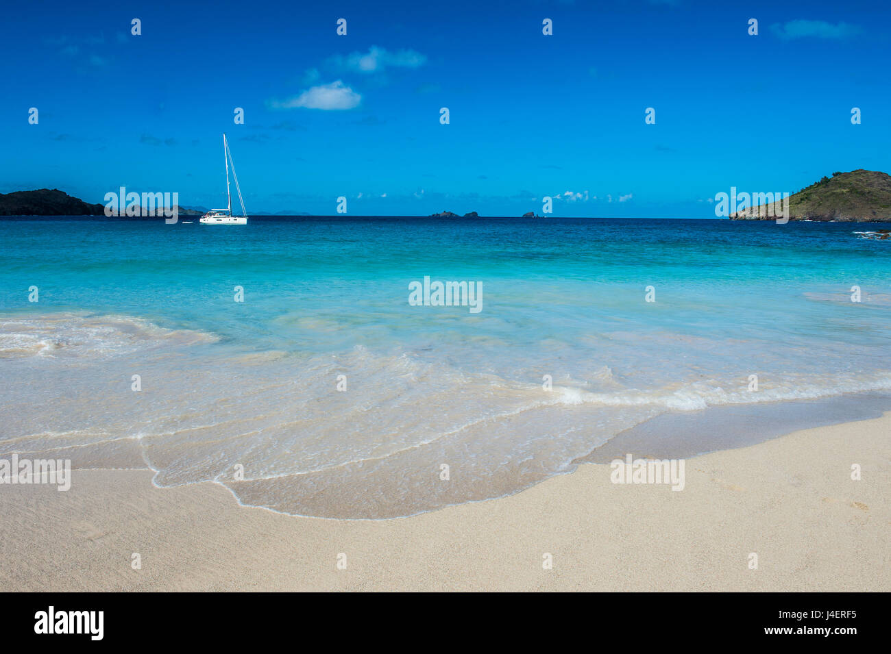 Flamand Beach, St. Barth (Saint Barthelemy), kleine Antillen, West Indies, Karibik, Mittelamerika Stockfoto