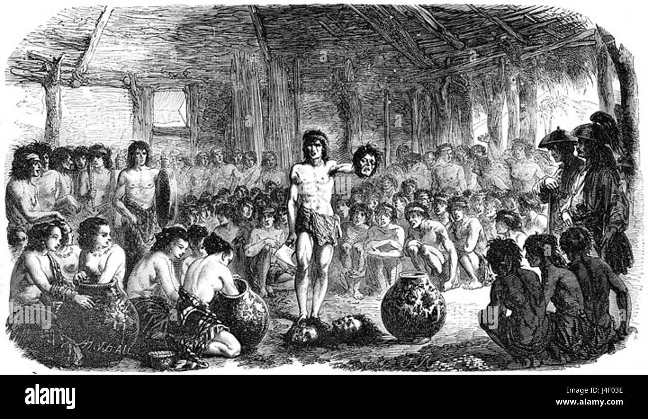 Igorot Festival Gehirne frühen 1800er Jahren Stockfoto