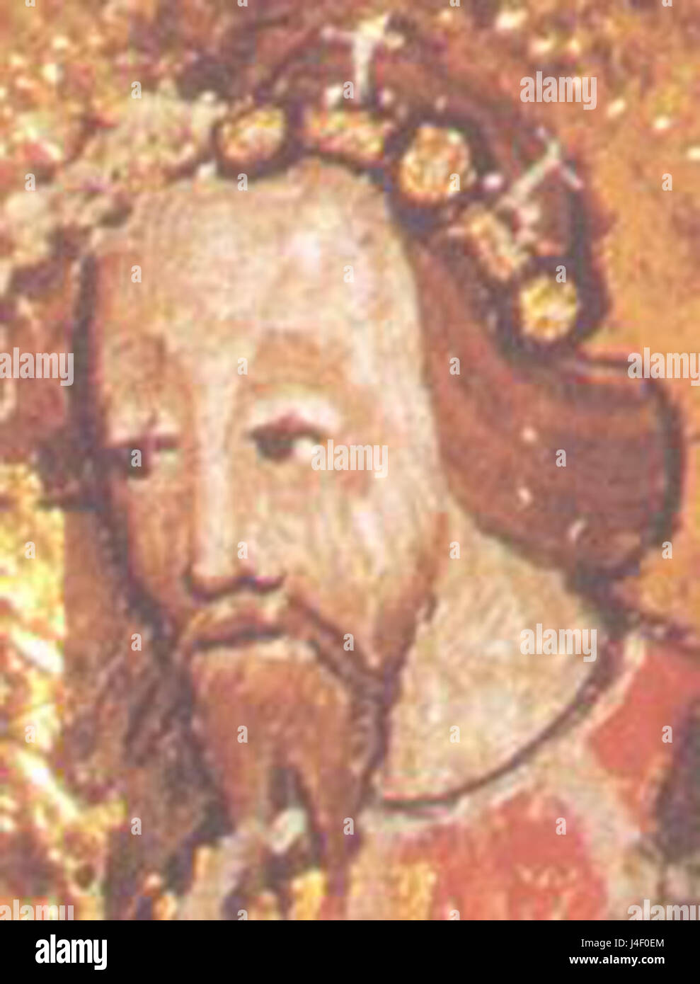 Plantagenet Edward das ikonische Bild des Schwarzen Prinzen Stockfoto