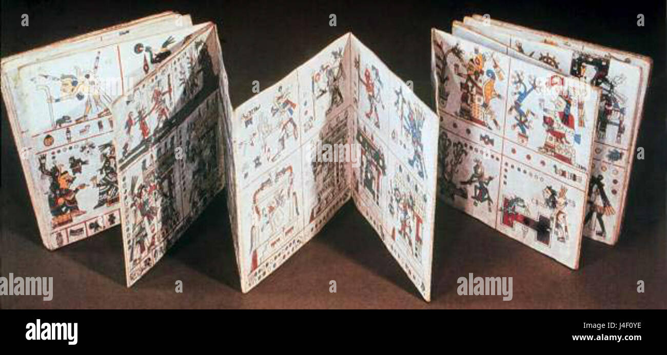 Codex Fejervary Mayer Seite 2 Stockfoto