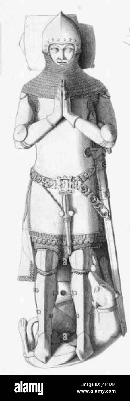 Humphrey de Bohun 4. Earl of Hereford Stockfotografie Alamy