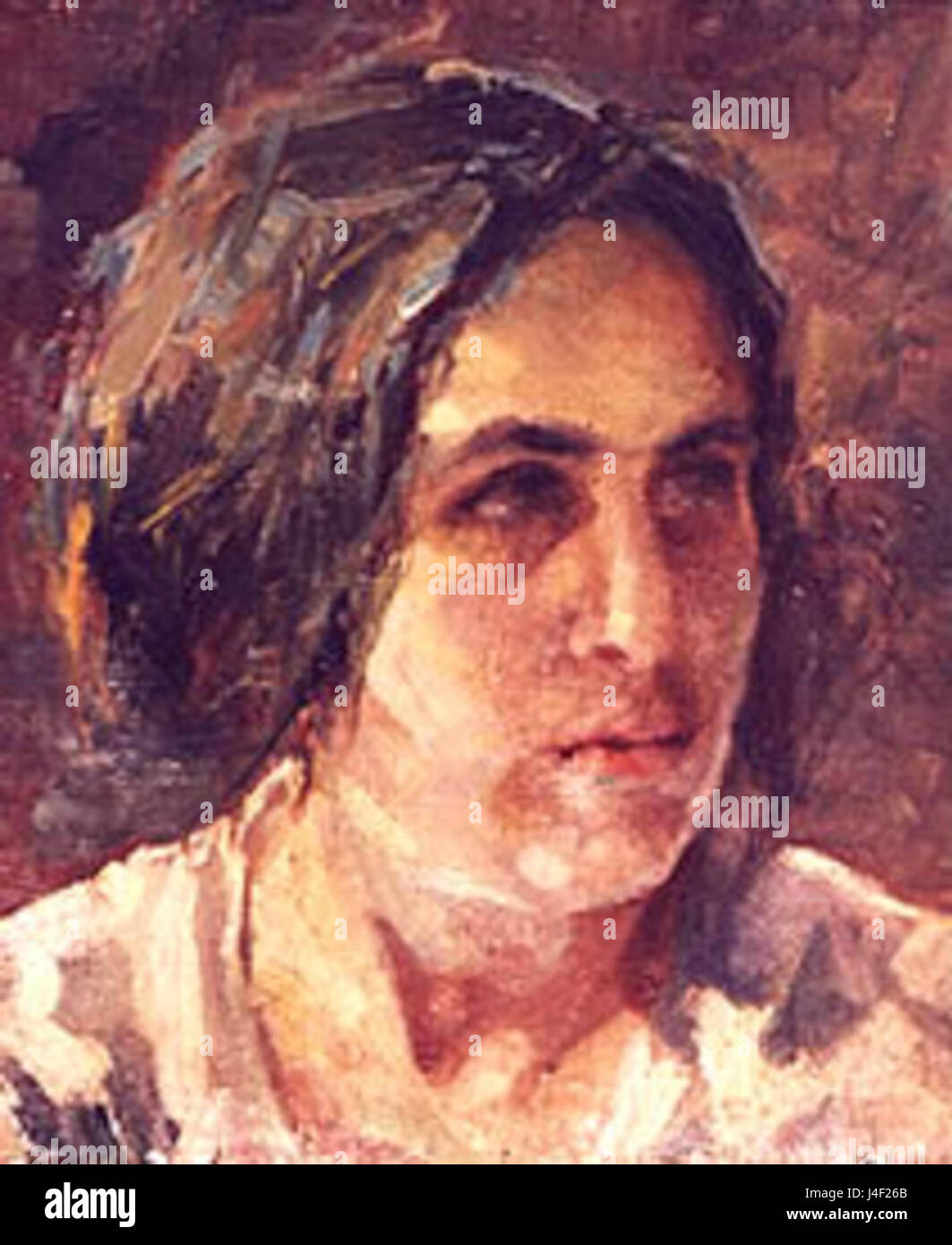 Bernardino de Sena Pereira Retrato de Mulher 1922 Stockfoto