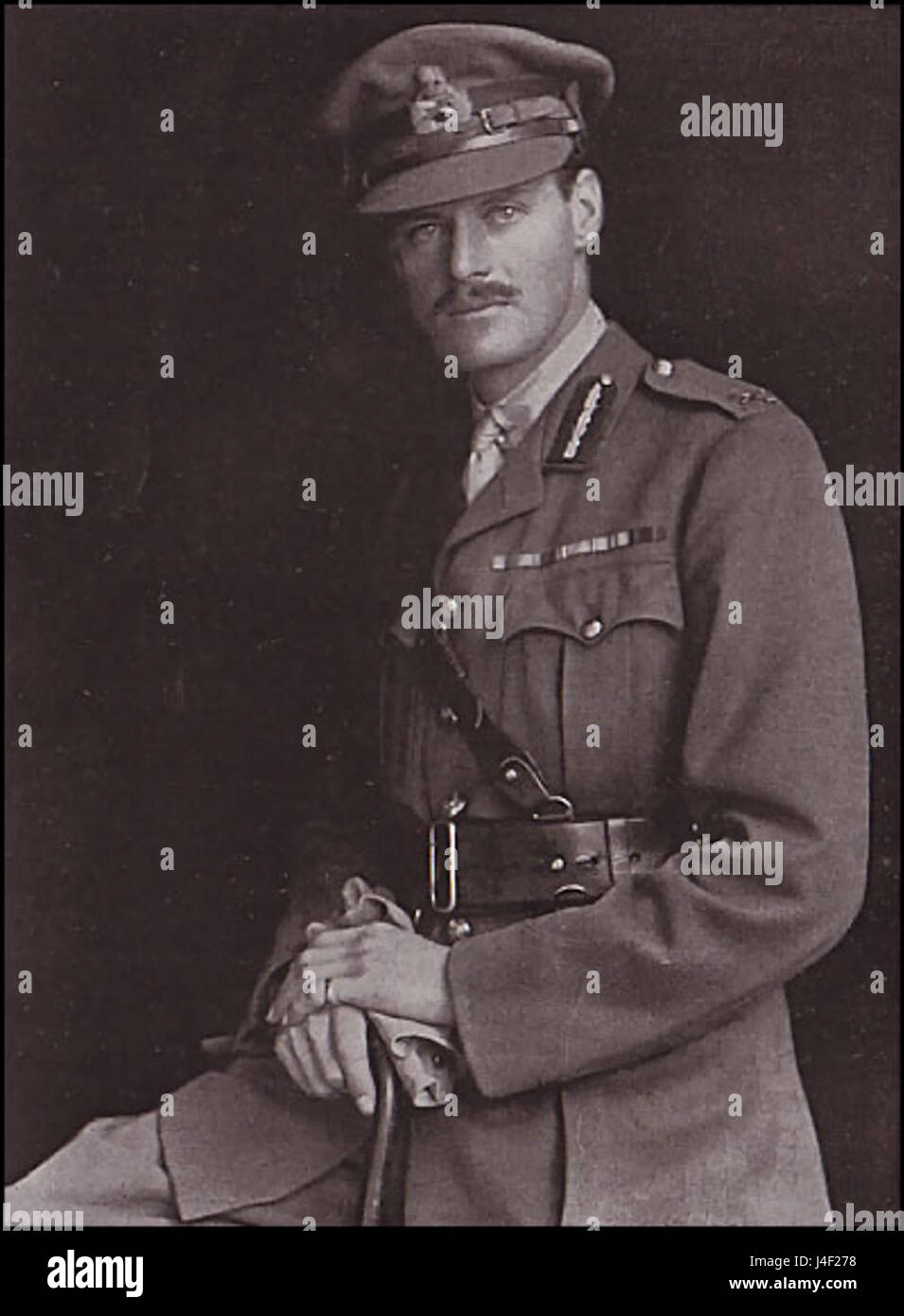Brigadier General Sir Hill Kind C.M.G  DSO  C.R.A 46. Division Stockfoto