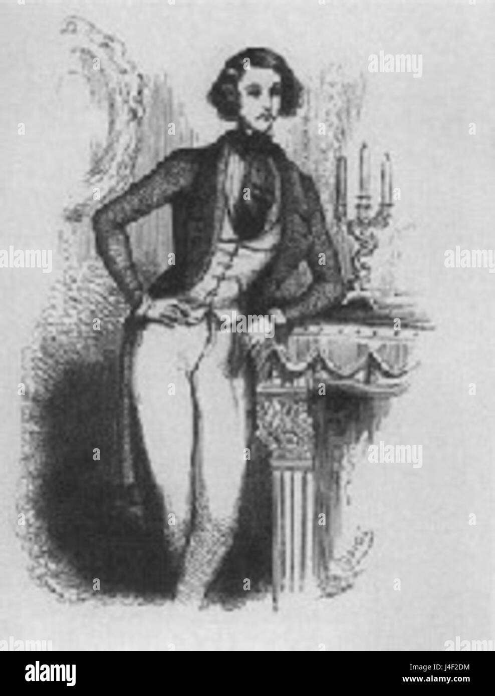 Henry de Marsay Par Bertall 1843 Stockfoto