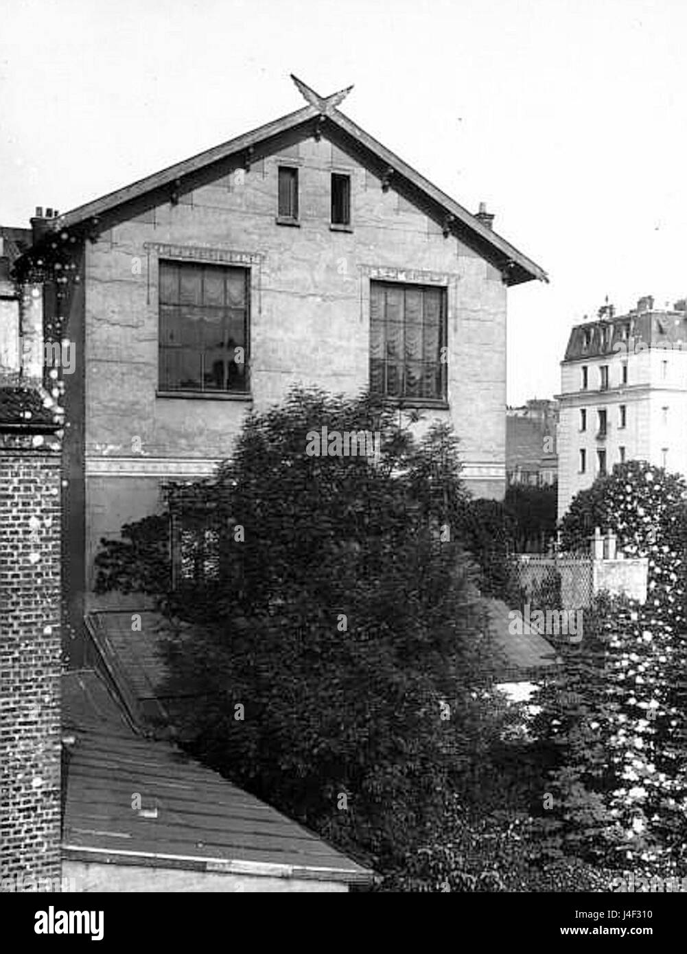 Affaire Steinheil Impasse Ronsin Paris 1909 Stockfoto