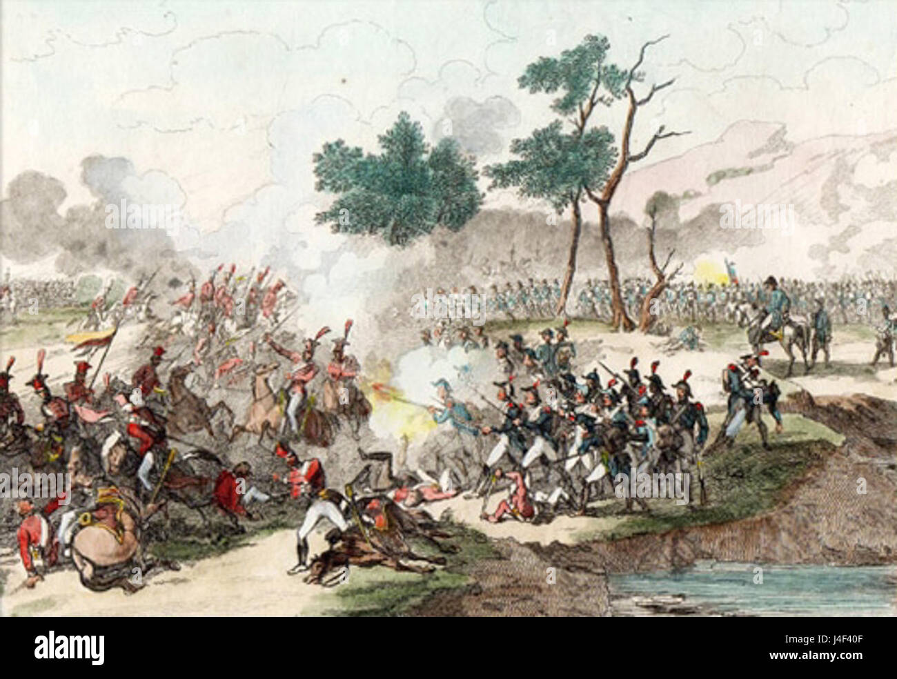 Die Schlacht von WÃ¼rzburg, die am 3. September 1796 während der Französischen Unabhängigkeitskriege ausgetragen wurde, war ein bedeutender Konflikt zwischen französischen und österreichischen Truppen. Es führte zu einem französischen Sieg und war Teil von Napoleons Feldzügen in Europa. Stockfoto