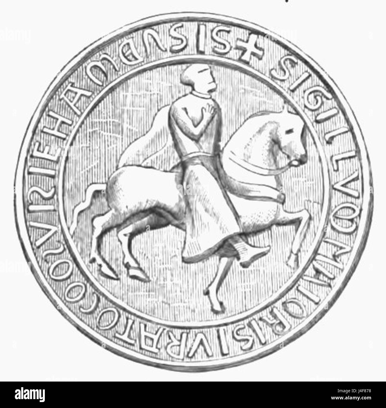 SCeau de Ham 1223 Stockfoto