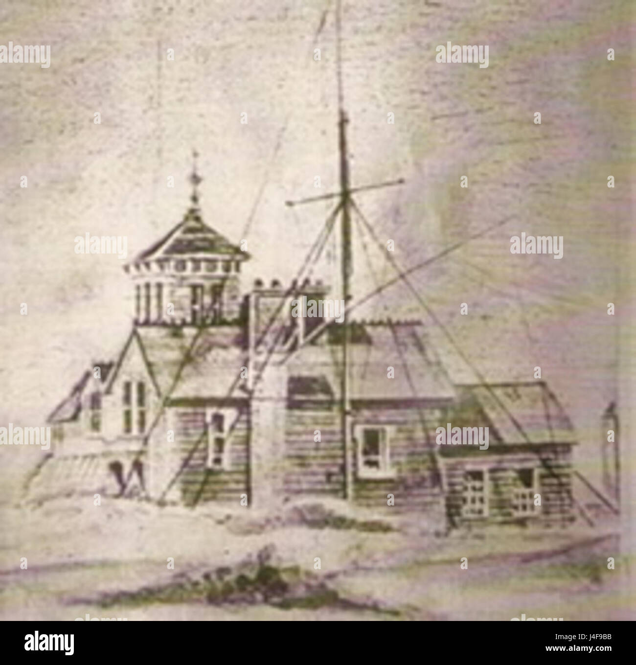 Das 1860 gegründete Seabank Hotel ist ein historisches Hotel in der Küstenstadt Porthcawl, Wales. Das Hotel ist bekannt für seine viktorianische Architektur und seine Rolle als beliebtes Reiseziel für Seetourismus im 19. Und 20. Jahrhundert. Stockfoto