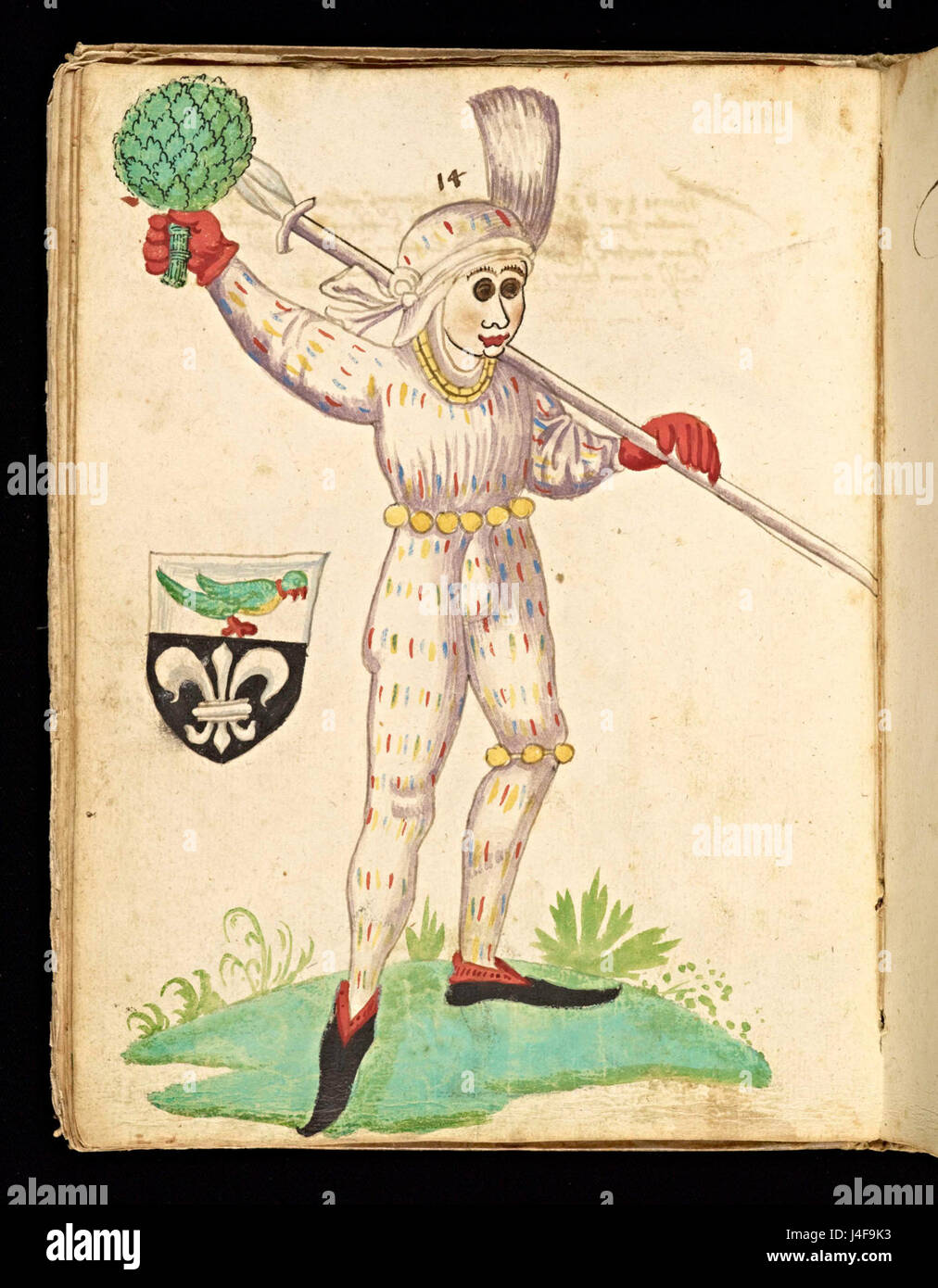 Schembartlauf Getty Research Library 14 Stockfoto