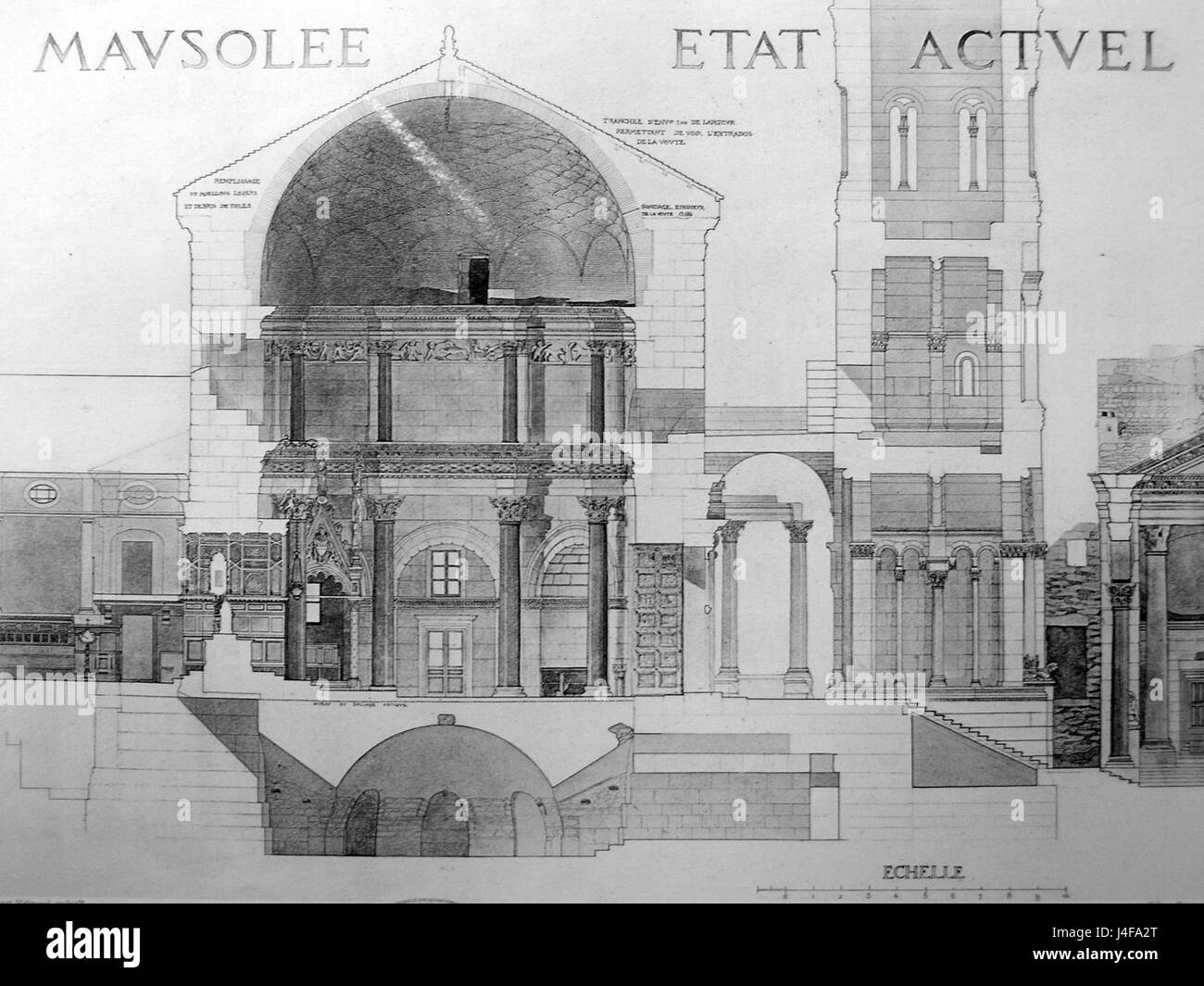 SPLIT-Mausoleum 1912 Stockfoto