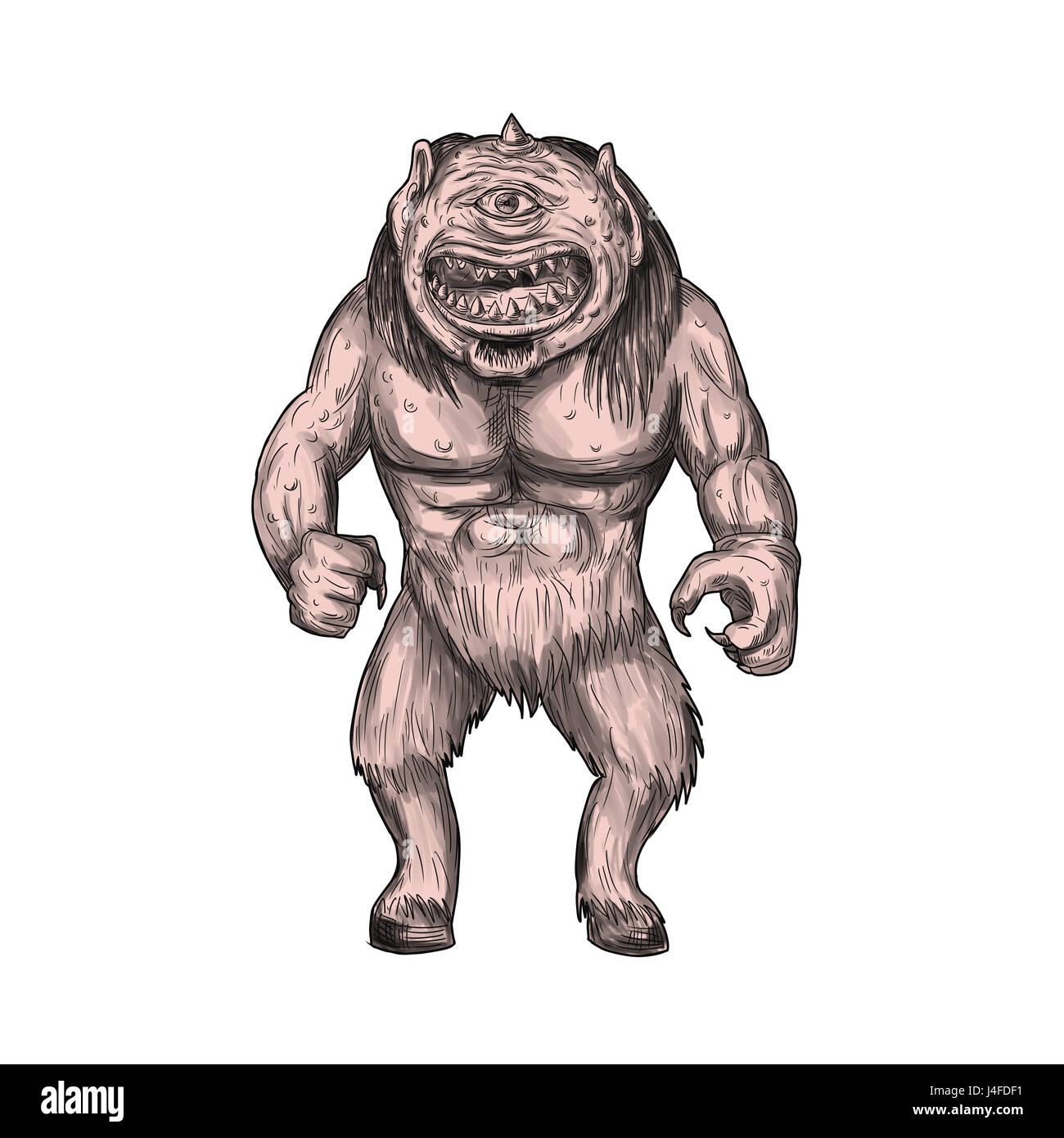 Polyphemus der zyklopen Ausgeschnittene Stockfotos und -bilder - Alamy