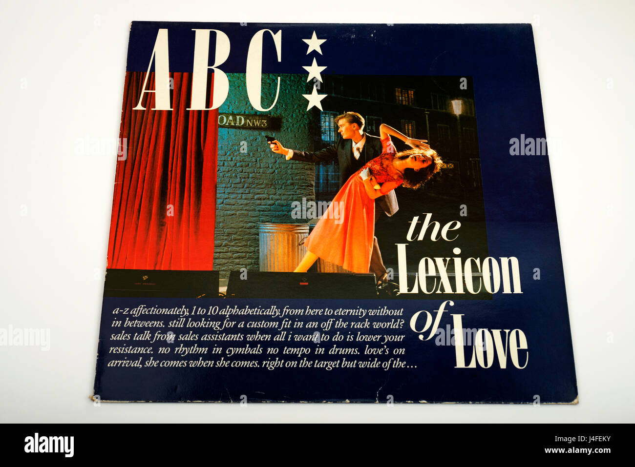ABC das Lexikon der Liebe Schallplatte Stockfoto