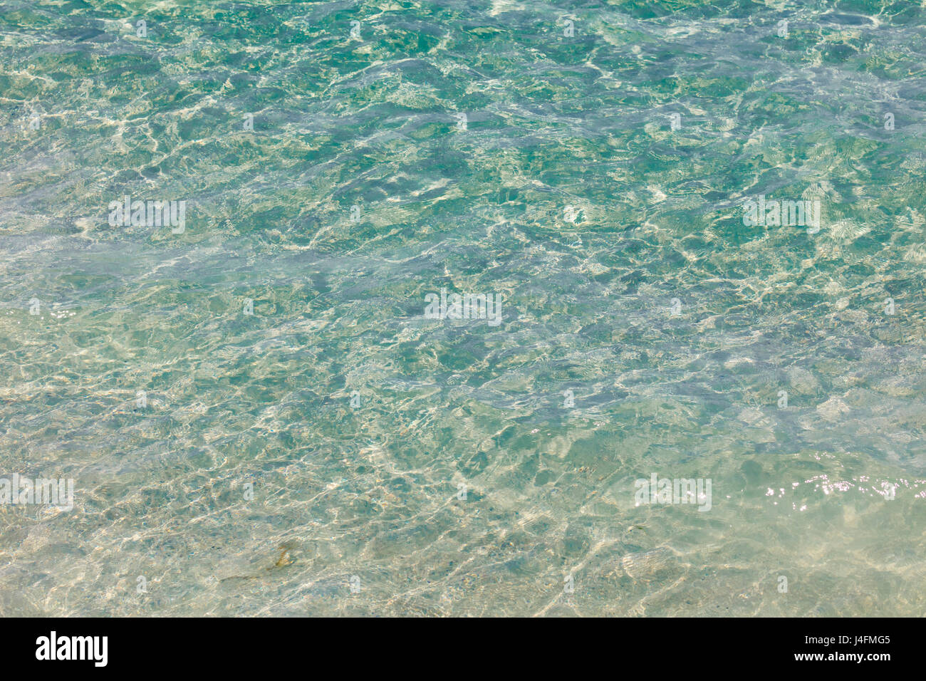 Klar Aqua Meerwasser im Golf von Mexiko auf Gasparillia Island Florida Stockfoto