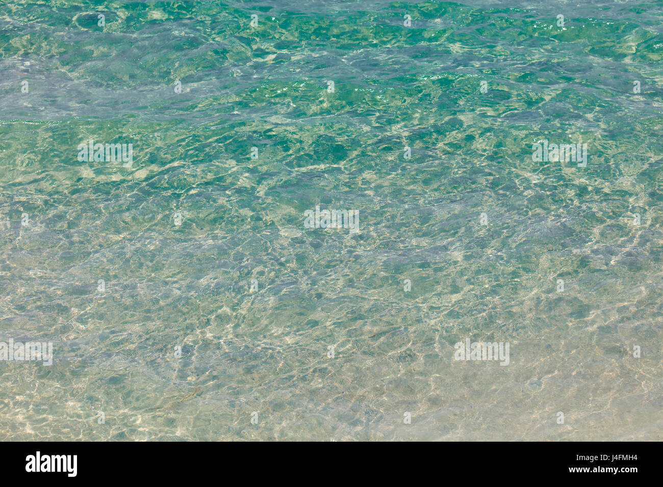 Klar Aqua Meerwasser im Golf von Mexiko auf Gasparillia Island Florida Stockfoto
