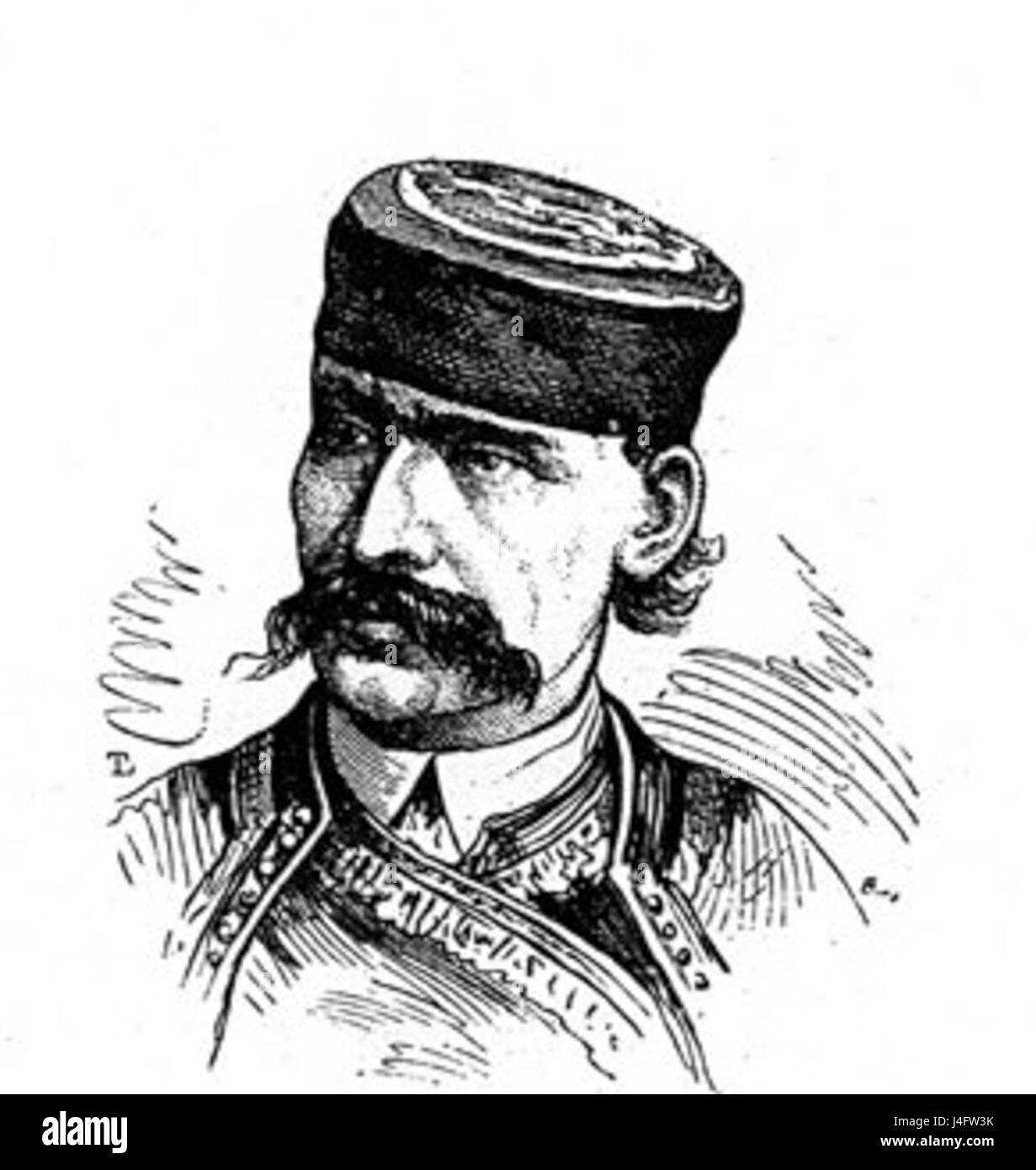 Stojan Kovachevich ist ein Name, der mit einer bedeutenden historischen oder künstlerischen Figur assoziiert wird, die möglicherweise aus Osteuropa stammt. Die Referenz könnte sich auf einen Künstler, Schriftsteller oder Politiker aus der Region beziehen. Stockfoto