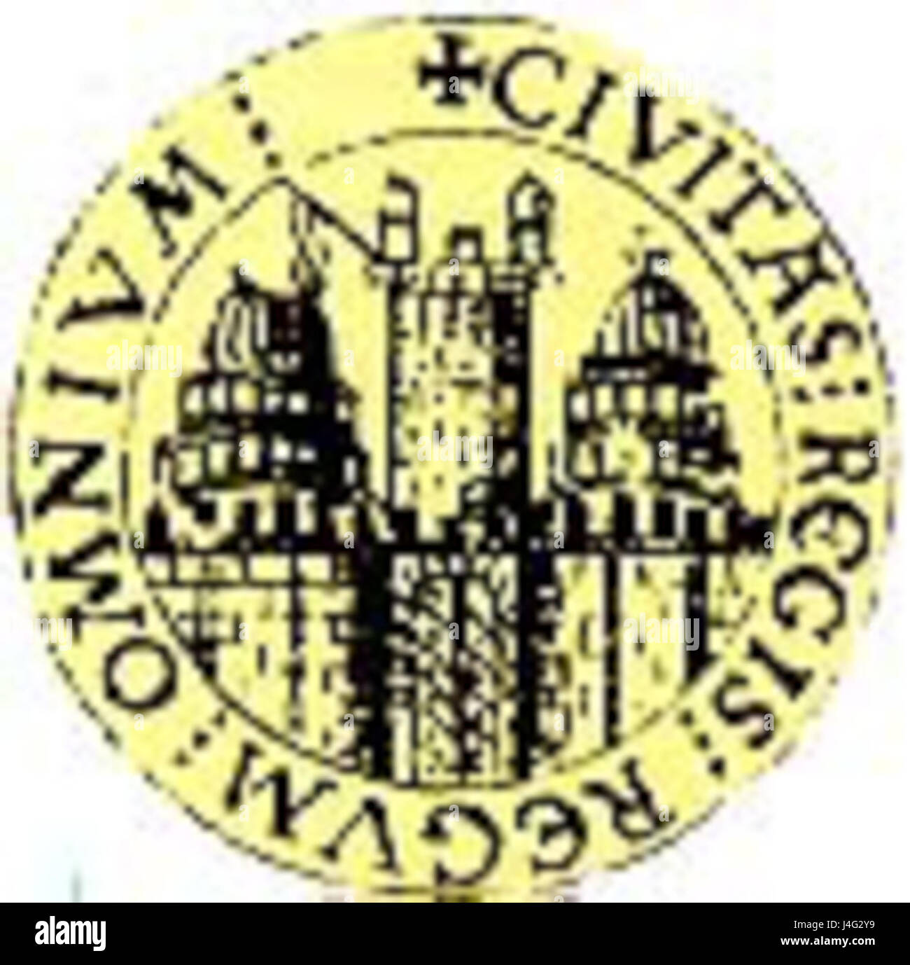 Das Siegel Balduins III., eines mittelalterlichen Königs von Jerusalem, diente zur Authentifizierung von Dokumenten während seiner Regierungszeit. Balduin III. War eine prominente Figur im Kreuzfahrerreich Jerusalem. Stockfoto Das Siegel Balduins III., eines mittelalterlichen Königs von Jerusalem, diente zur Authentifizierung von Dokumenten während seiner Regierungszeit. Balduin III. War eine prominente Figur im Kreuzfahrerreich Jerusalem. Stockfoto