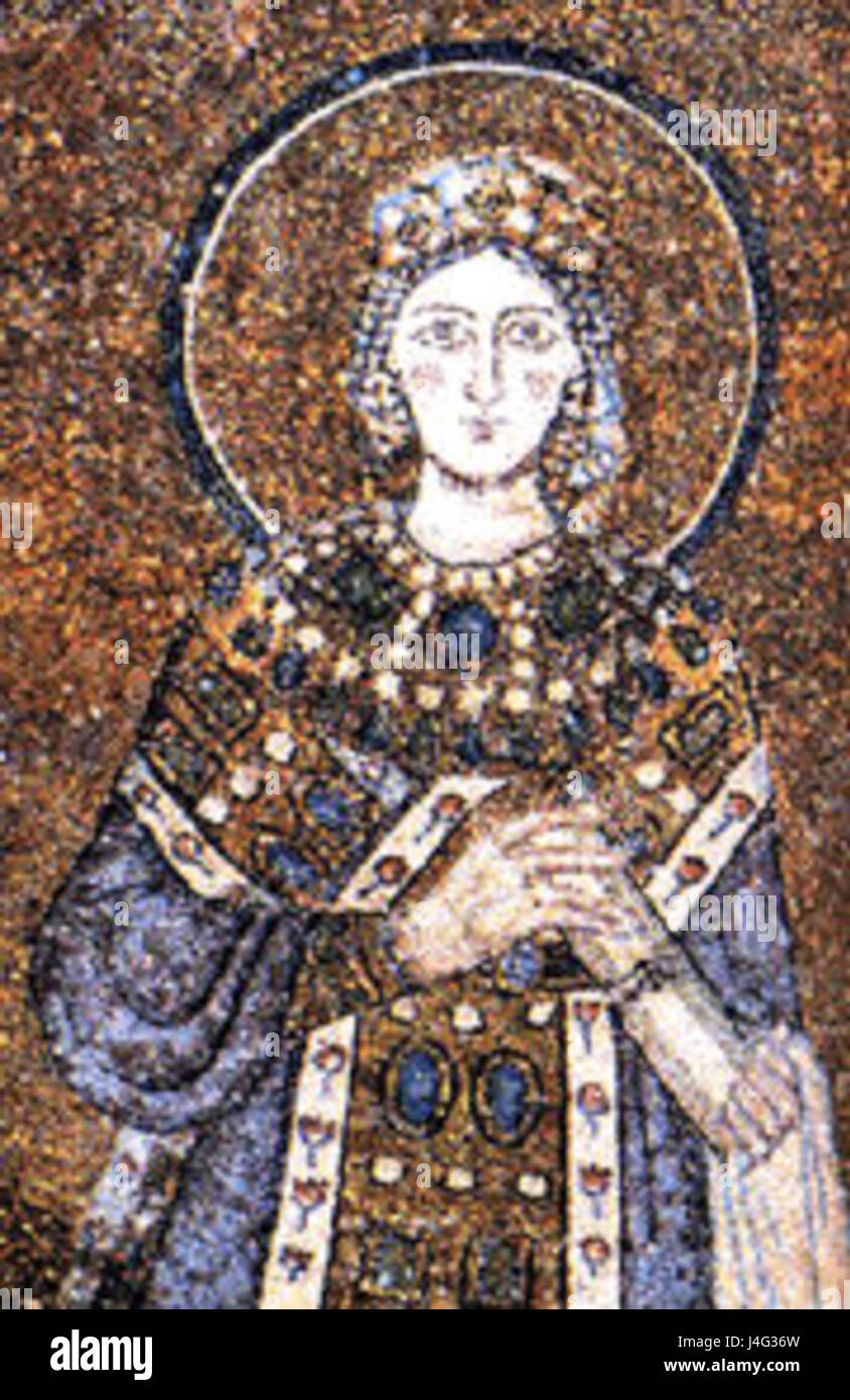 Sankta Agnes bezieht sich auf die Heilige Agnes, eine christliche Märtyrerin und Jungfrau, die für ihre Reinheit und ihren Glauben bekannt ist. Sie wird oft in religiöser Kunst dargestellt, insbesondere in katholischer Ikonographie. Stockfoto