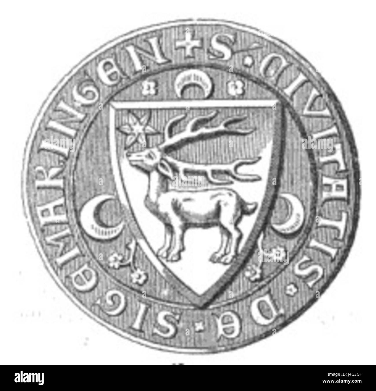 Sigmaringen ist eine Stadt in Baden-WÃ¼rttemberg. Die Stadt ist für ihre historische Bedeutung bekannt und verfügt über bemerkenswerte Wahrzeichen wie das Schloss Sigmaringen, das bis ins 11. Jahrhundert zurückreicht. Sigmaringen blickt vor allem im Mittelalter und in der Frühen Neuzeit auf eine reiche Geschichte zurück und ist nach wie vor ein bedeutendes kulturelles und touristisches Reiseziel in Deutschland. Stockfoto