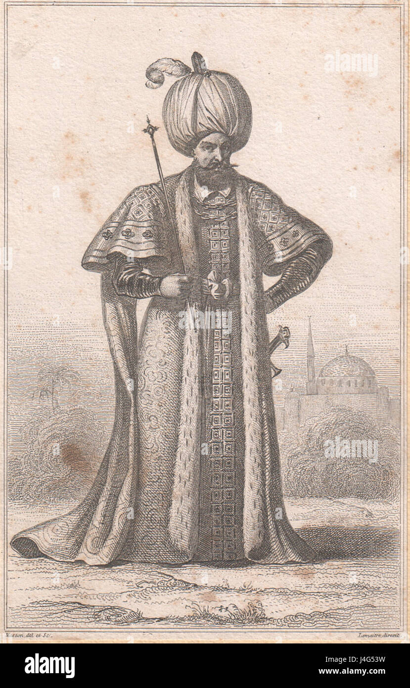 Sultan Suleyman le Magnifique, Fait En 1800 Stockfoto