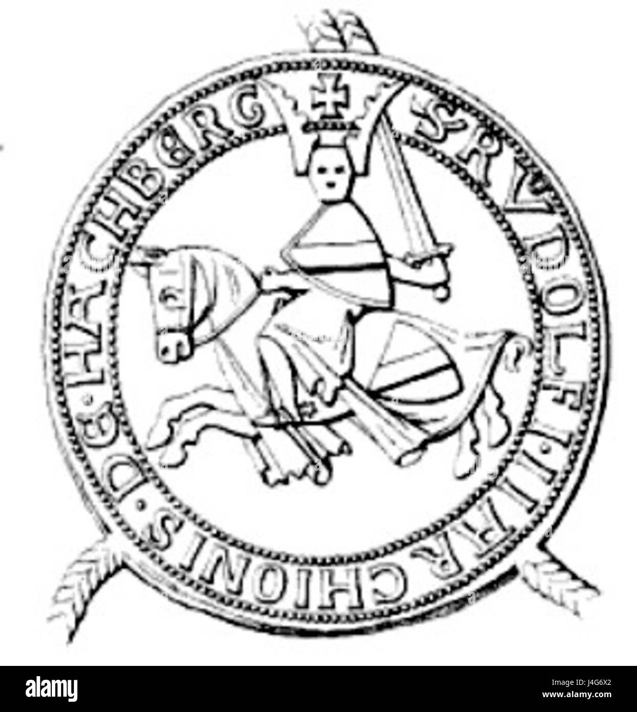 Rudolf I. Hachberg Sausenberg bezieht sich auf die historische Figur Rudolf I. des Hauses Hachberg-Sausenberg, eine Adelsfamilie aus dem mittelalterlichen Raum des Heiligen Römischen Reiches. Die Bedeutung Rudolf I. liegt in seiner Rolle als Herrscher und seiner Verbindung zur Politik- und Kulturgeschichte der Region. Stockfoto