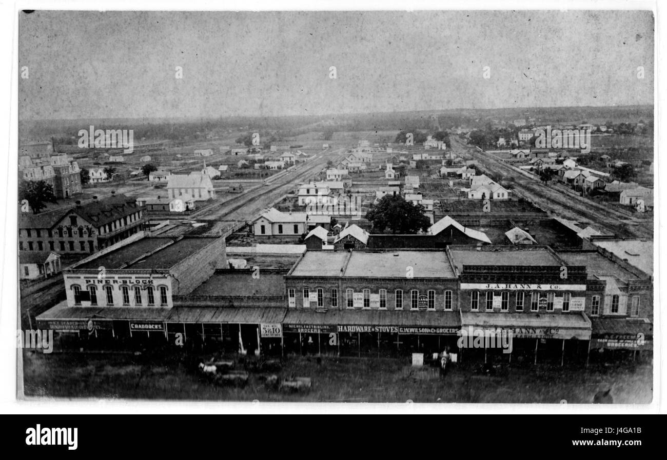 Südseite des Platzes Denton Stockfoto