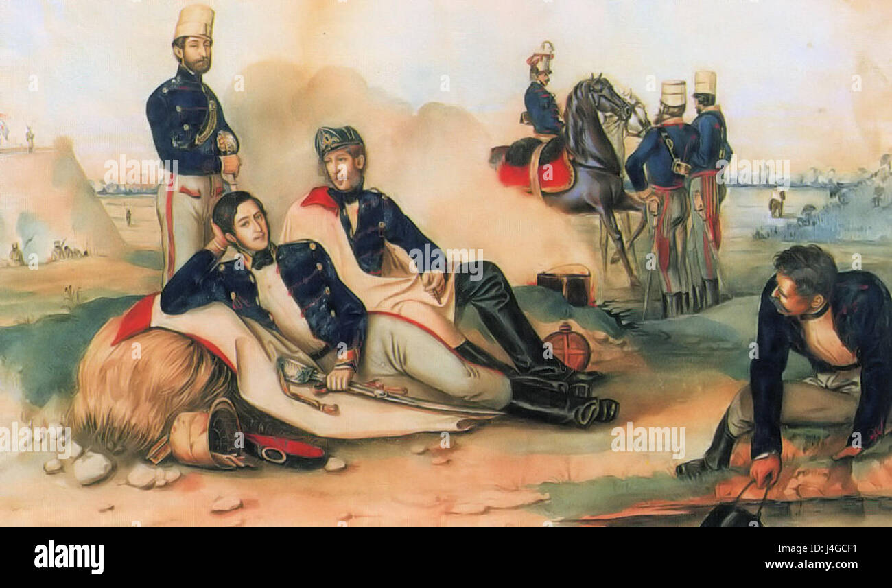 Als Karolyi huszarok Stockfoto