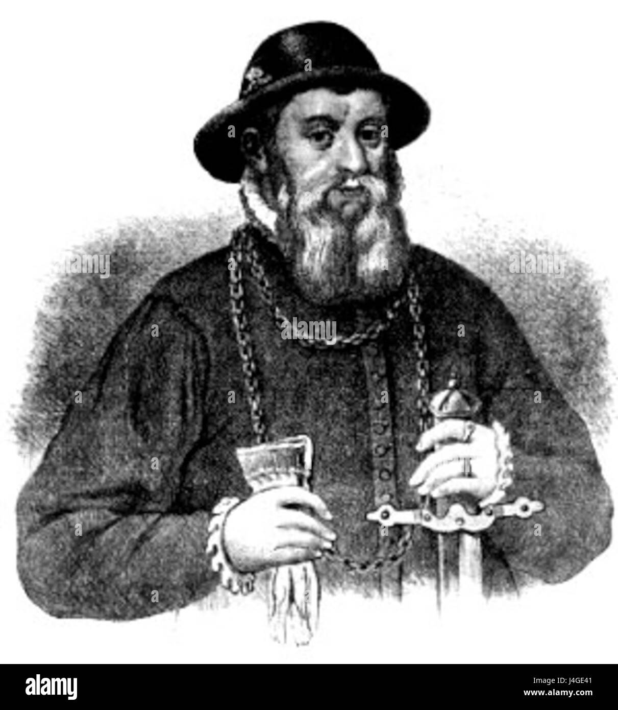 Sten Sture der ältere Stockfoto