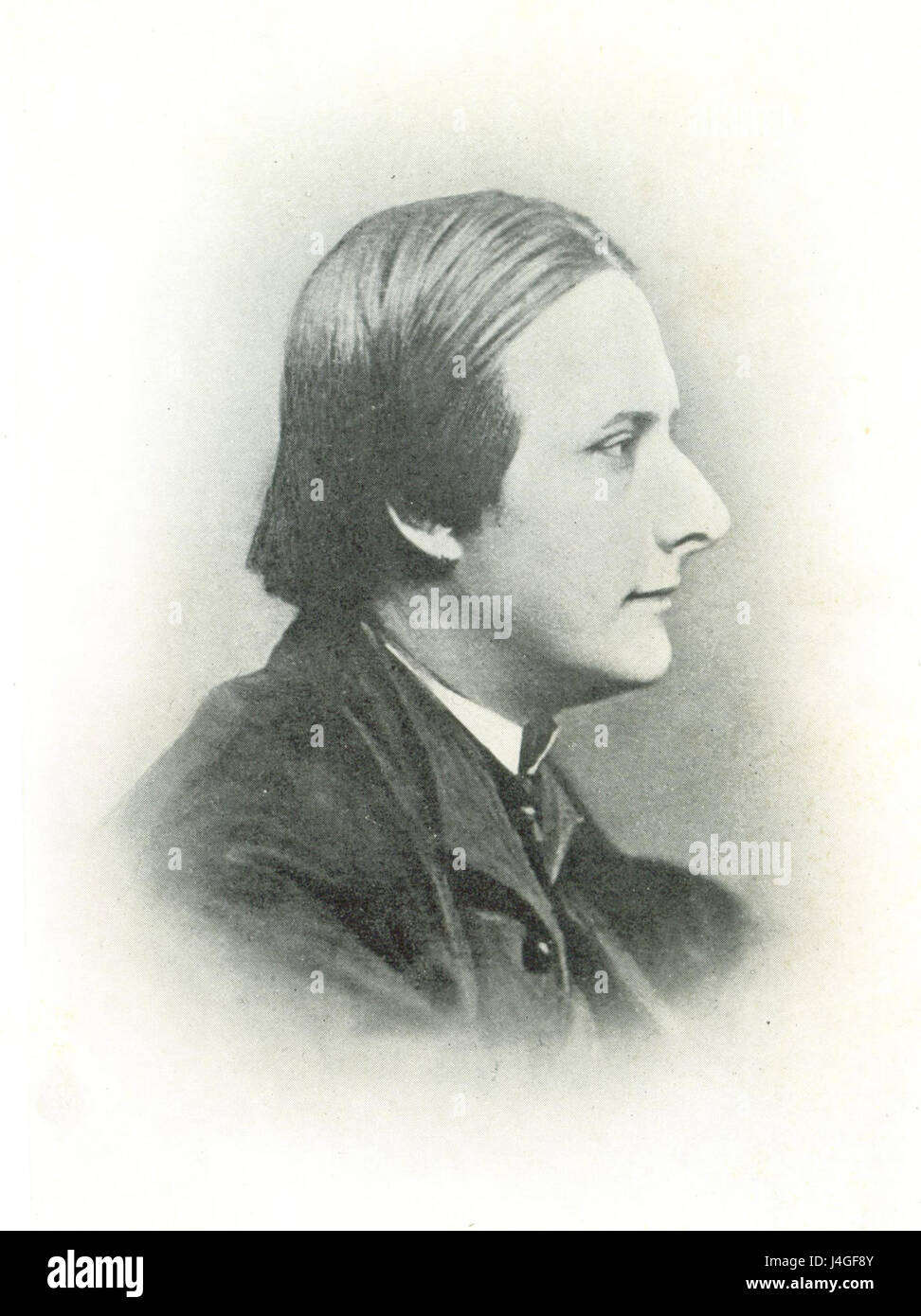 Sabine Baring-Gould, eine englische Autorin und Gelehrte, wird Anfang 30 gezeigt Er war bekannt für seine Arbeit in Geschichte, Folklore und Theologie sowie für seine literarischen Beiträge. Stockfoto