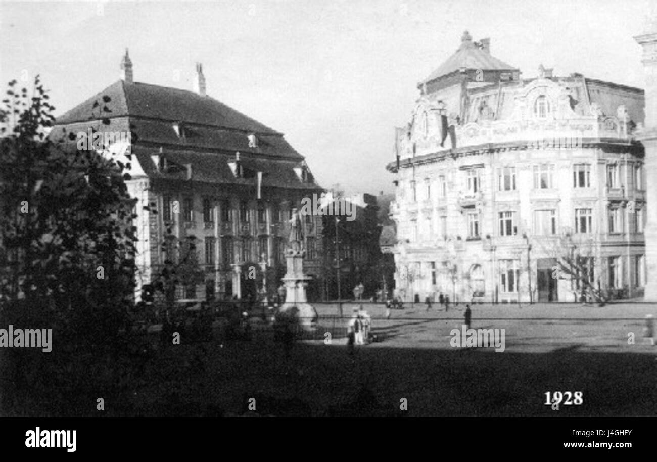 Sibiu Piata Mare 14 Stockfoto