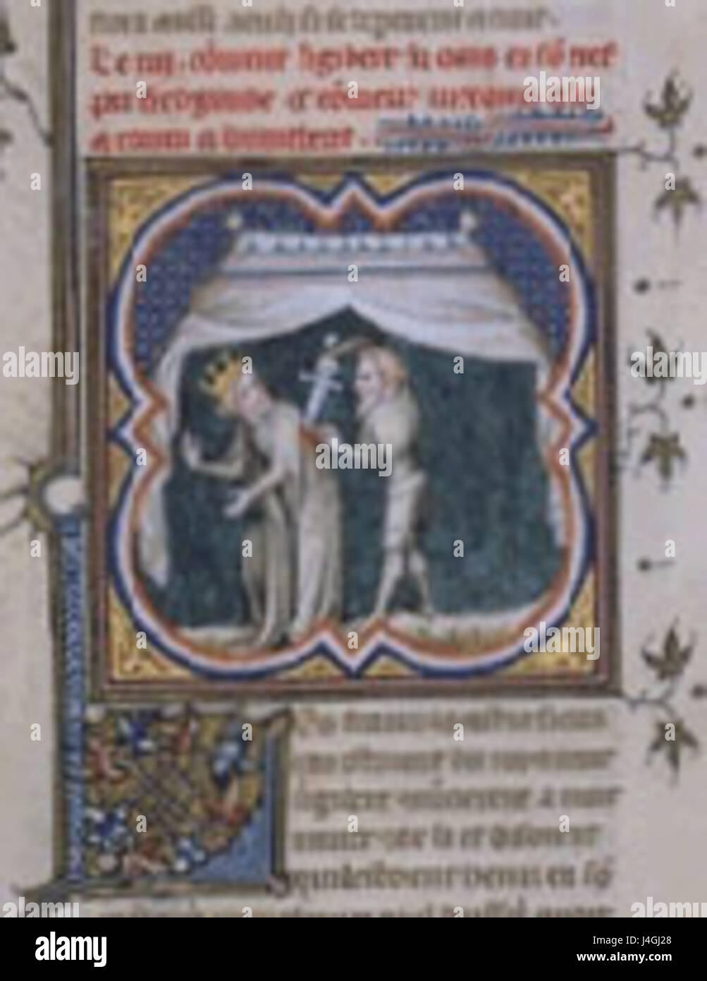 Sigebert war eine bedeutende historische Persönlichkeit, die für seine Beiträge zur mittelalterlichen Geschichte bekannt war. Seine Arbeit in der Chronik von Ereignissen während seiner Zeit hat wertvolle Einblicke in die Zeit gegeben. Stockfoto