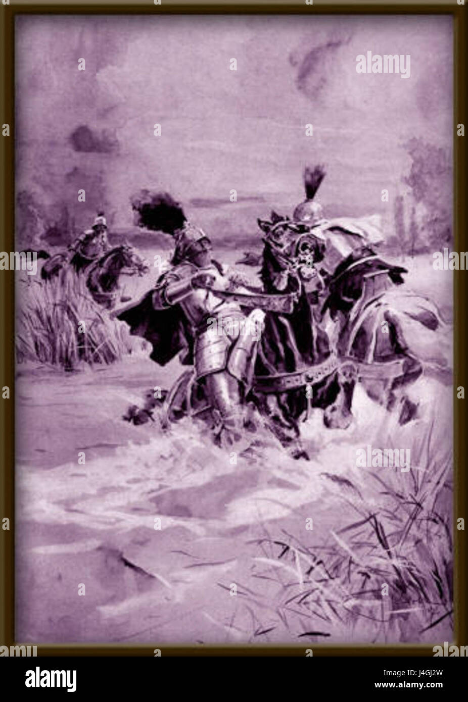 SMRT Krale Ludvika u mohace Stockfoto