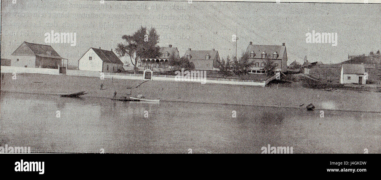 Temniscamenque Fort der Hudson Bay Company (c 1900) Stockfoto