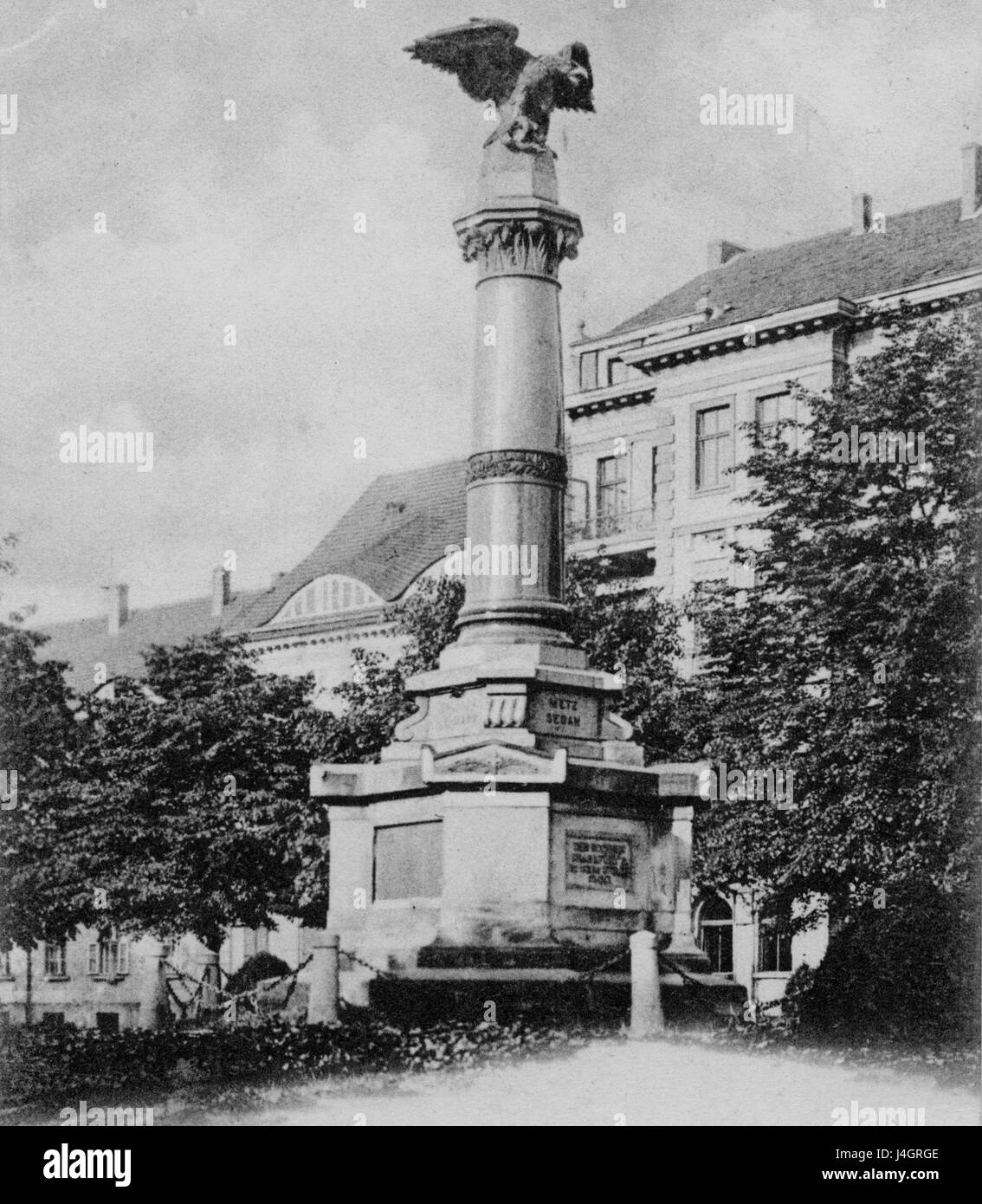 Sedandenkmal Frankfurt (Oder) 1900 Stockfoto