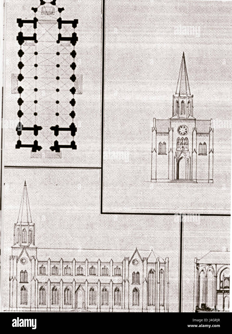 St. Johannes Baptist Neheim Schinkel 1 Stockfoto