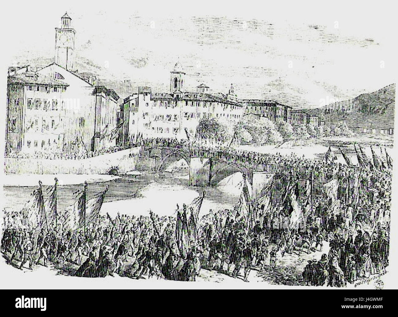 "Scrutin Annexion Nizza" bezieht sich auf die Annexion von Nizza durch Frankreich Mitte des 19. Jahrhunderts, ein wichtiges politisches Ereignis in der europäischen Geschichte, das sowohl für Frankreich als auch für Italien Auswirkungen hatte. Stockfoto