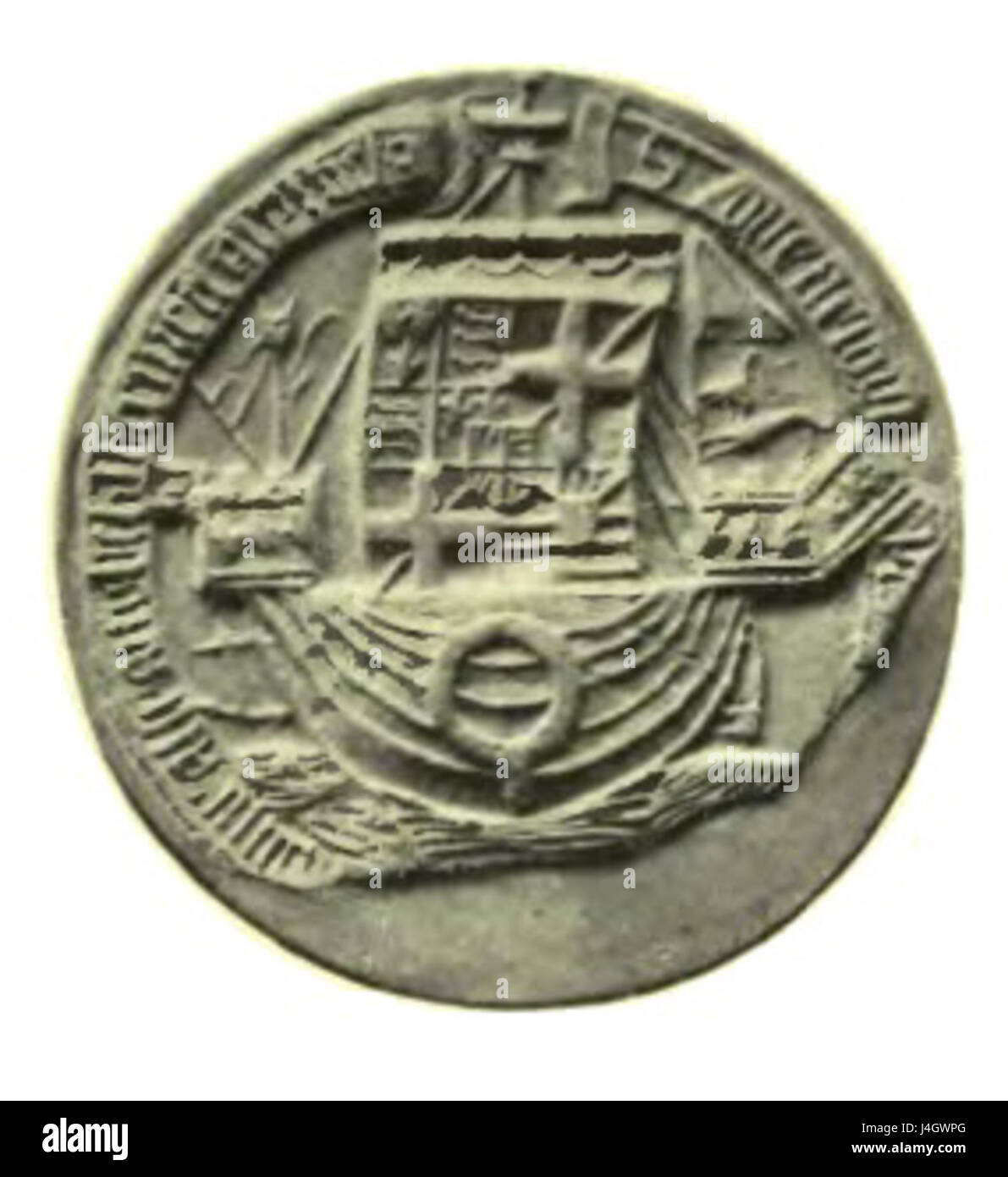 Siegel der Admiral von Aquitanien Stockfoto