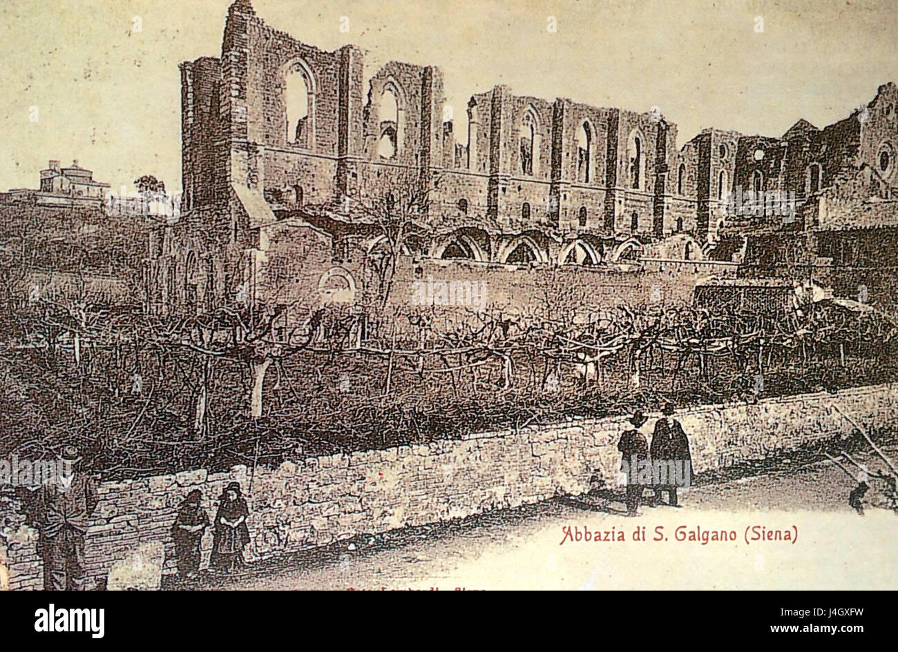 San Galgano alt Stockfoto