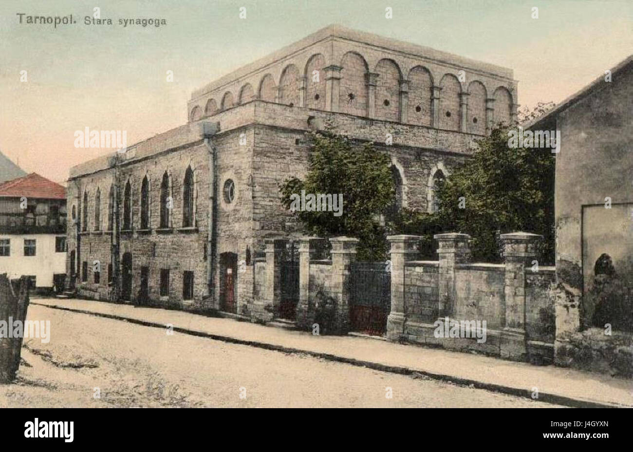 Tarnopol (Ternopil), Synagoge Stockfoto