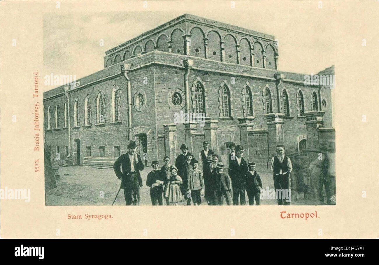 Tarnopol (Ternopil), alte Synagoge Stockfoto