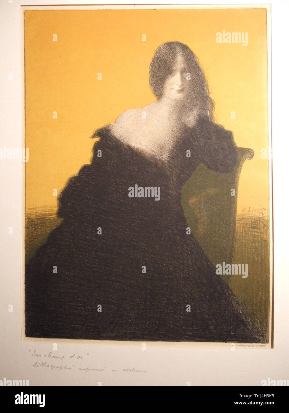 SurChampDOr bezieht sich auf ein künstlerisches oder historisches Thema, das möglicherweise mit einem geographischen Ort oder einer kulturellen Referenz verbunden ist, aber die Details sind knapp und im Titel nicht ausdrücklich definiert. Stockfoto