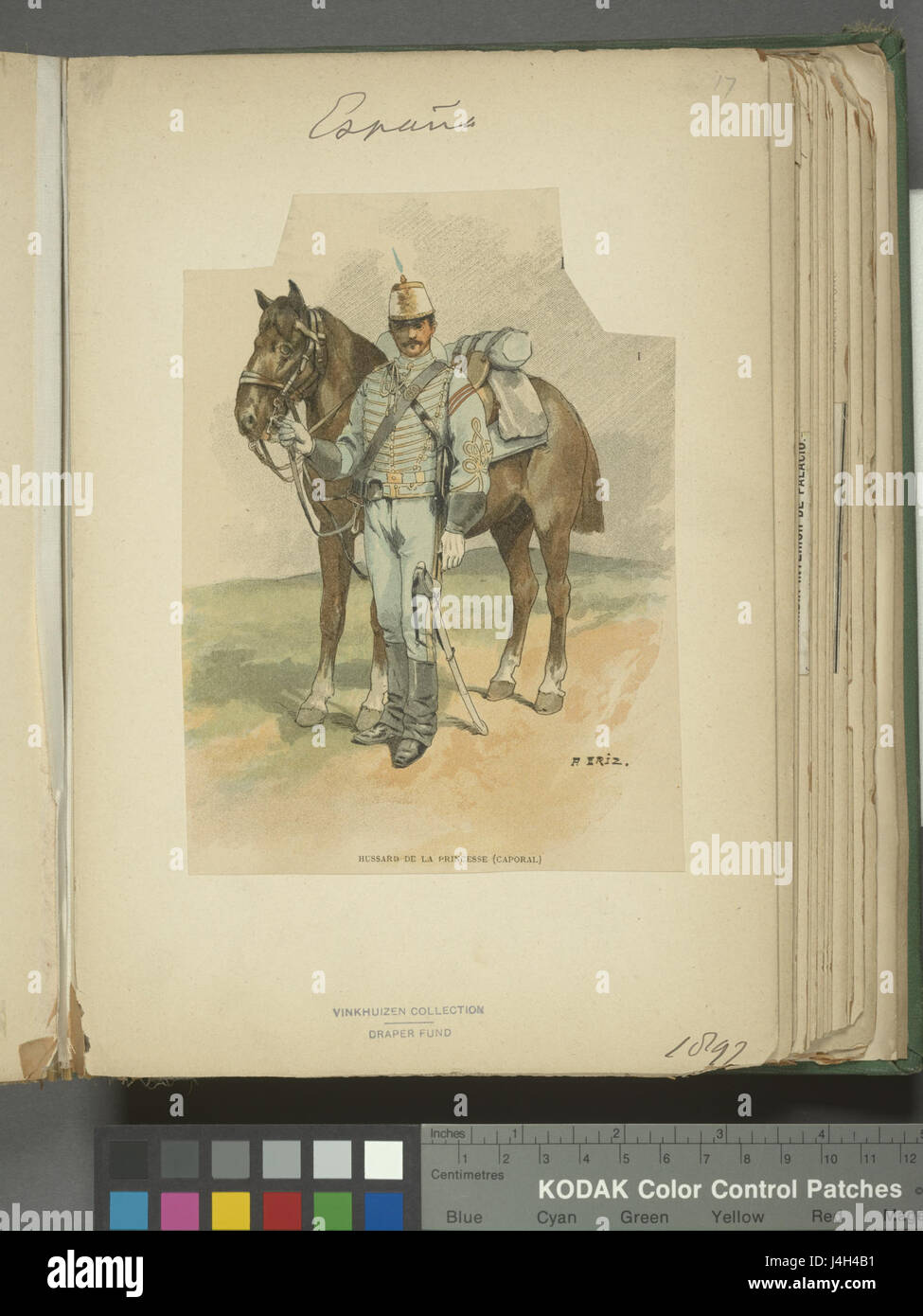 Ein historischer Bezug auf Spanien zwischen 1897 und 1900, der Schlüsselereignisse, kulturelle Aspekte und politische Geschichte in dieser Zeit hervorhebt. Stockfoto