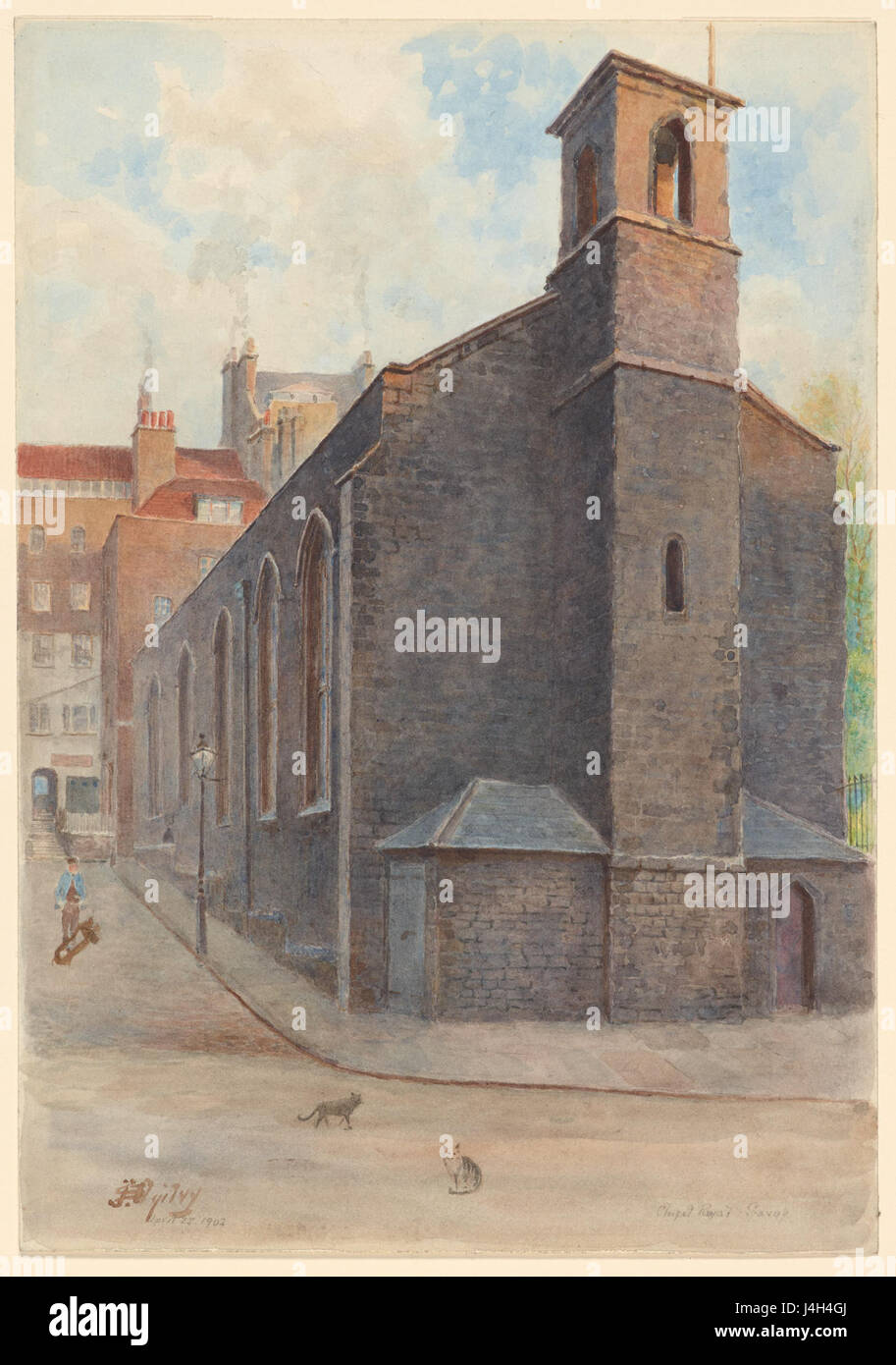 Savoy Kapelle 1902 James Ogilvy Morgan Library Stockfoto