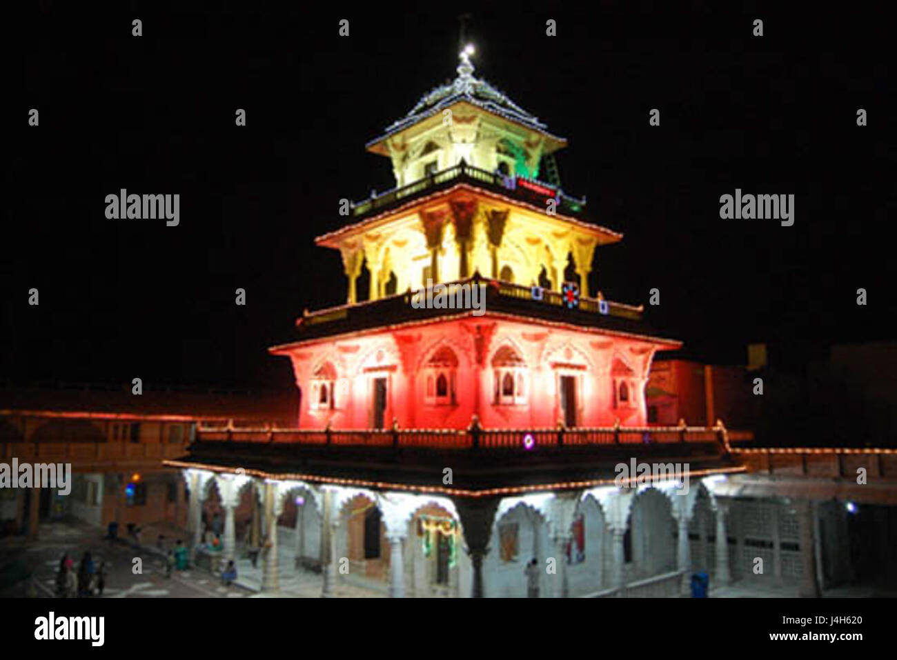 Santram mandir Stockfoto
