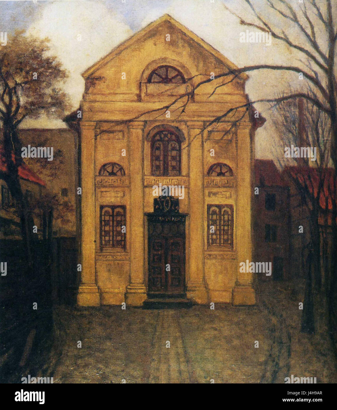 Die Synagoge Neve Shalom ist eine bedeutende jüdische Synagoge in Istanbul. Es ist bekannt für seine reiche Geschichte, insbesondere seine Rolle als Zentrum der jüdischen Anbetung und Kultur in der Stadt. Die Synagoge ist seit Jahrhunderten ein Symbol des jüdischen Lebens in Istanbul. Stockfoto