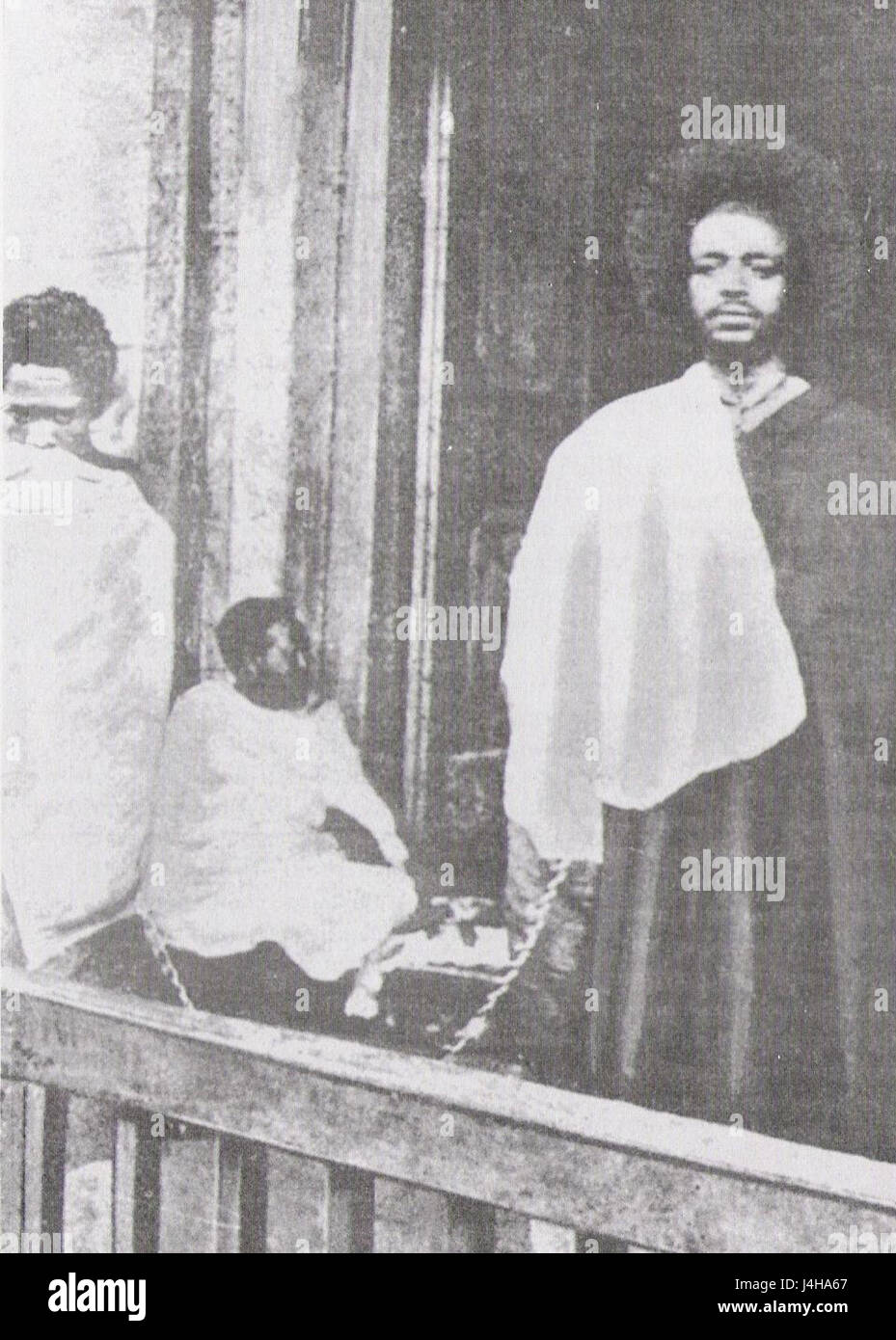 Tato Gaki Sherocho in Ketten 1897 Stockfoto