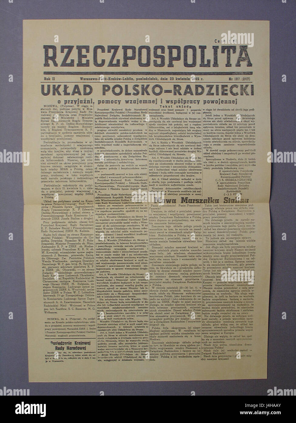 Rzeczpospolita Nr. 247 Stockfoto